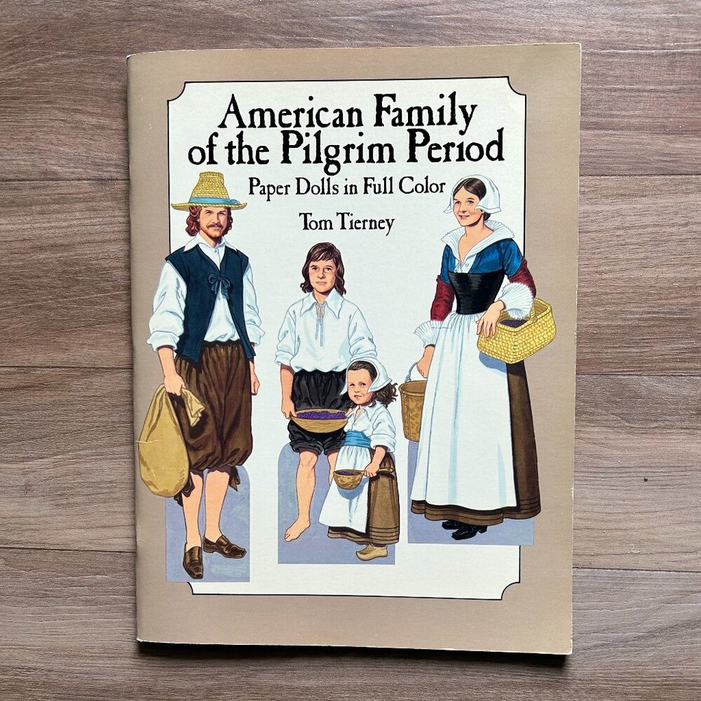 Paper doll book, American Family of the Pilgrim Period